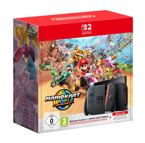 Nintendo Switch 2 + Mario Kart World — pack fêtes