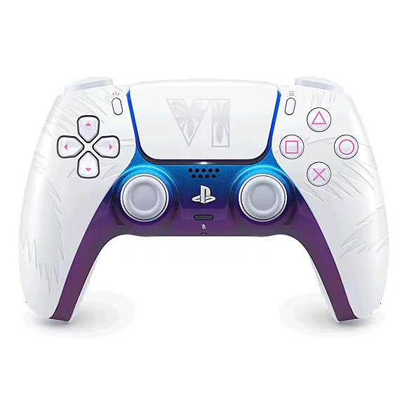 Sony DualSense Wireless Controller - Grand Theft Auto VI White Limited Edition for PlayStation 5