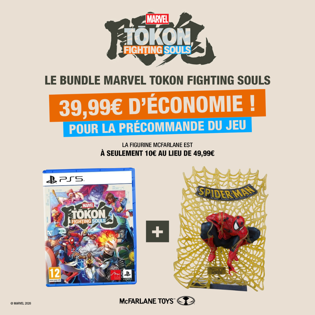 Bundle Jeu Marvel Tokon + Figurine Mcfarlane | Spider-man