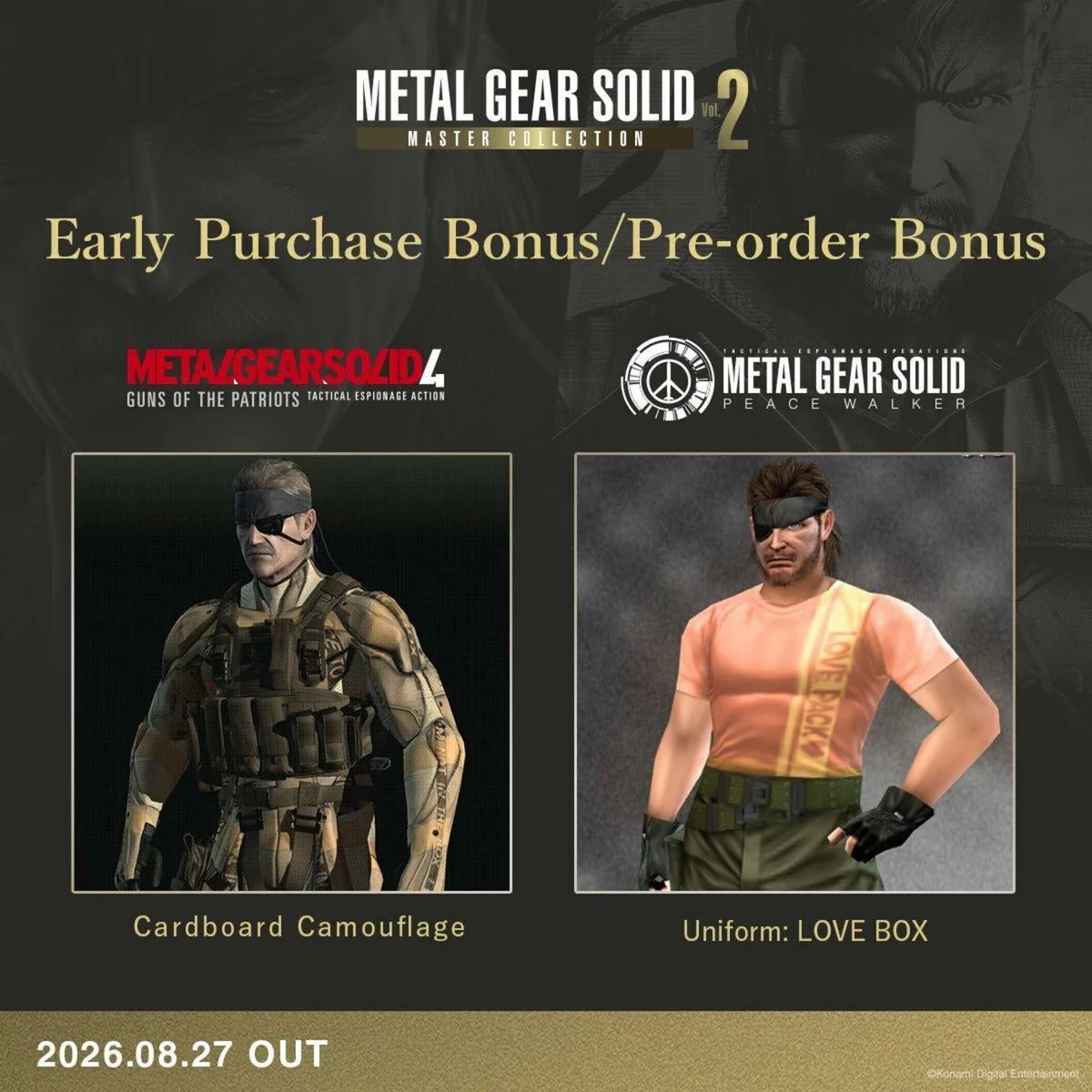 Metal Gear Solid Master Collection Vol.2 D1